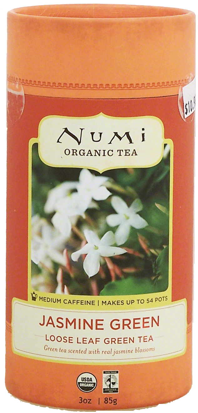 Numi  jasmine green loose leaf tea, medium caffeine, makes up to 54 pots Full-Size Picture